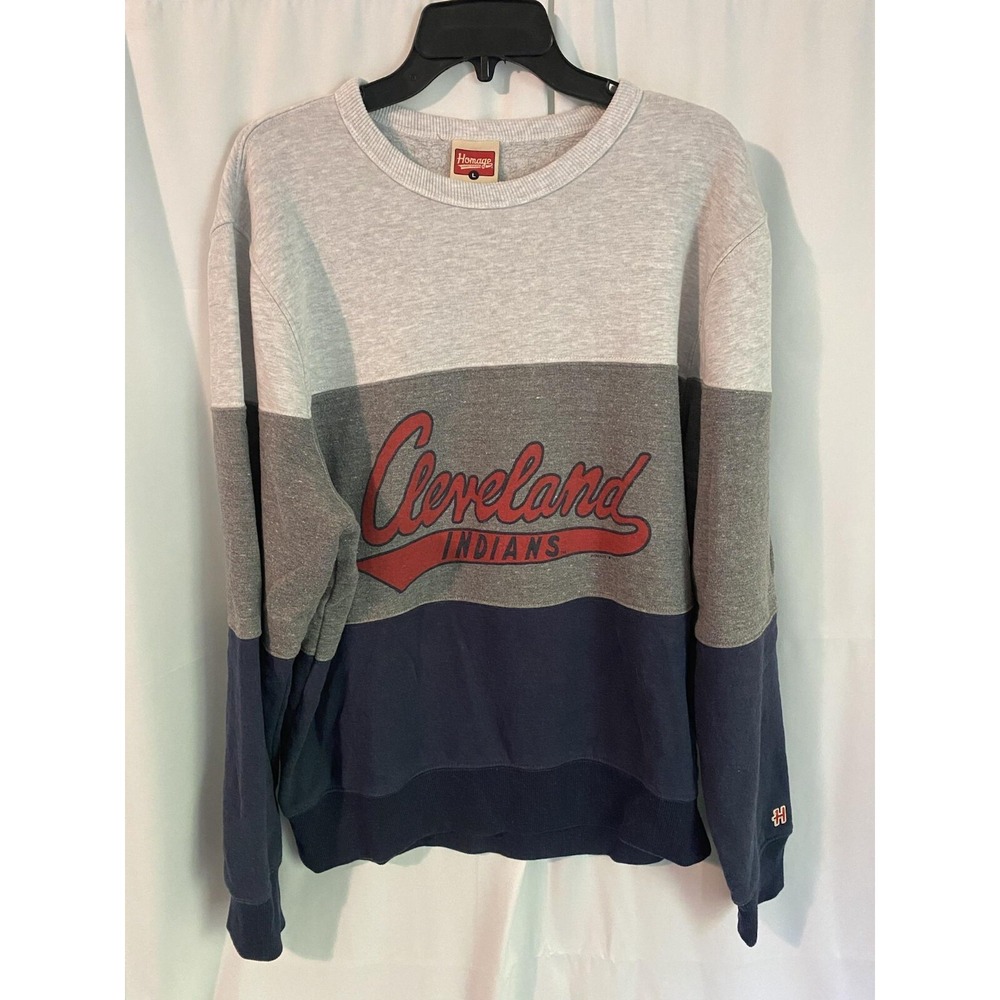 Homage Cleveland Indians Sweatshirt Large